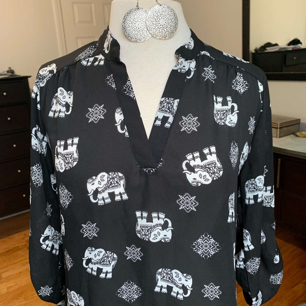Mandala Elephant tunic M